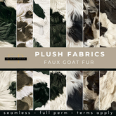 Made by Porter - Plush Fabric Faux Goat Fur