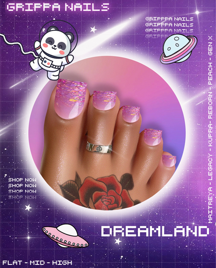Grippa Pedi:: Dreamland Set