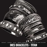 [BL] Ines bracelets // titan