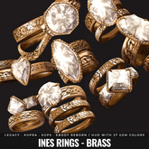 [BL] Ines rings // brass
