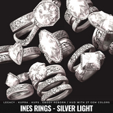 [BL] Ines rings // silver light