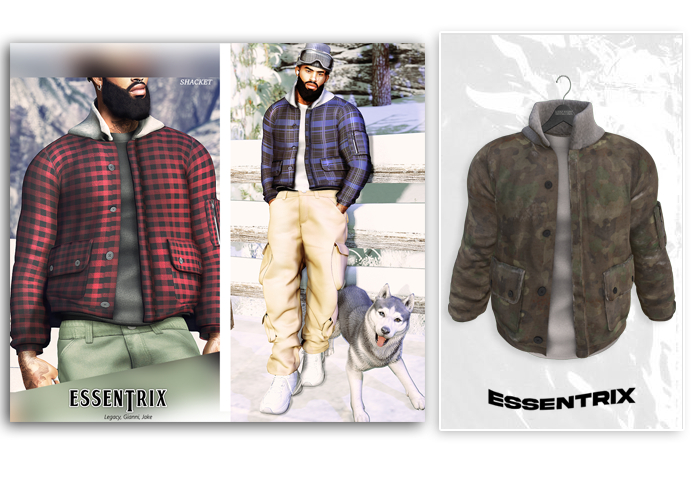 -ESSENTRIX-. Shacket (Camo 2)