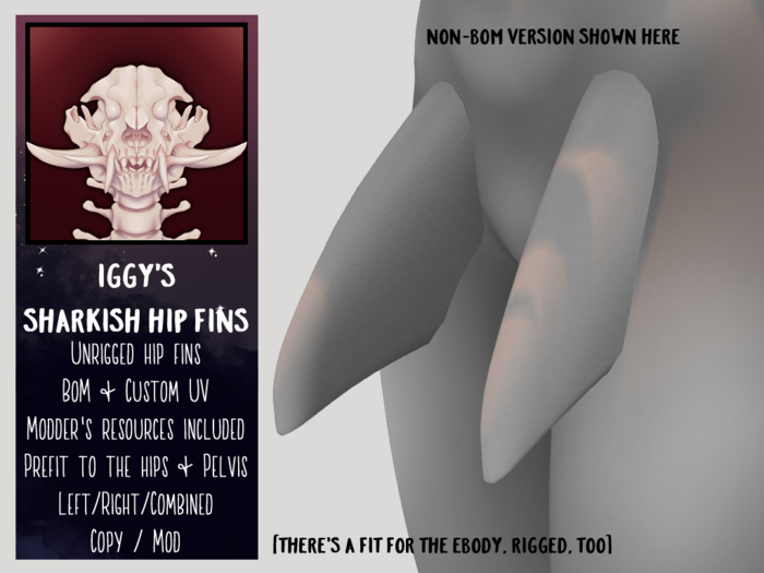 Iggy's Sharkish Hip Fins v1.1 - Add Me!