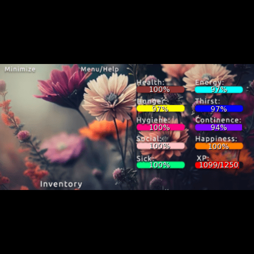 Rainbow Inc. Mystory HUD Style Flowers