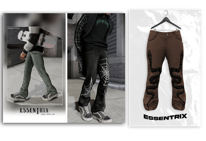 -ESSENTRIX-. Stacked Denim (Western)
