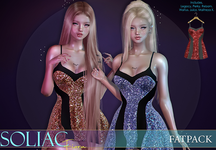 SOLIAC - Dress Fiora - Red