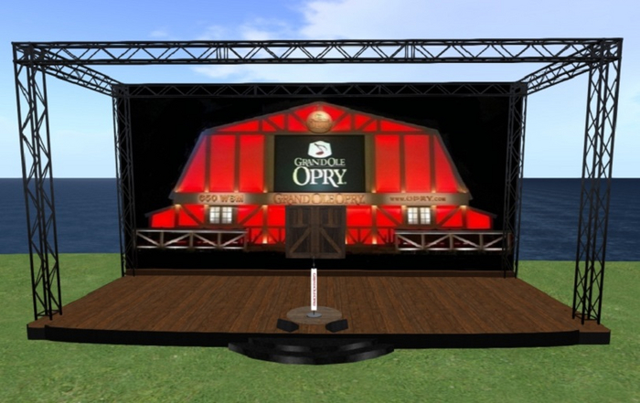 Grand Ole Opry Mini Club Stage / no curtains