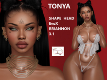 TONYA SHAPE/ HEAD / lel EvoX BRIANNON 3.1/4.0 (Maitreya,,legacy,Reborn,Erika ,,Belleza Gen.X Curvy.Kupra)