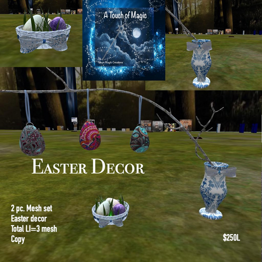 2 pc easter decor set-Box LI=3
