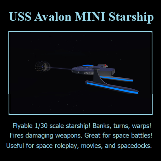 USS Avalon MINI Starship boxed