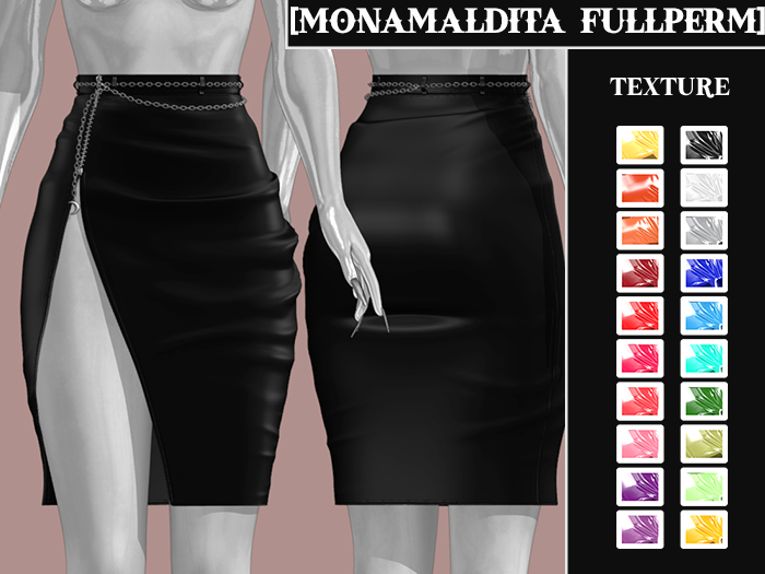 #75 - MONAMALDITA - Texture Silk - Skirt