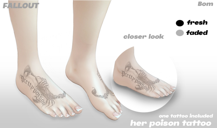FallOut - Her Poison Tattoo Bom
