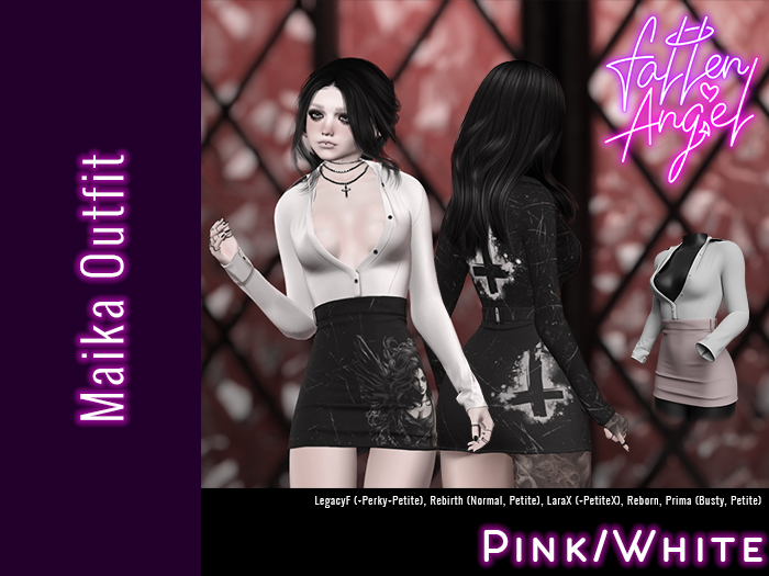 Fallen Angel - Maika - Pin/Whi