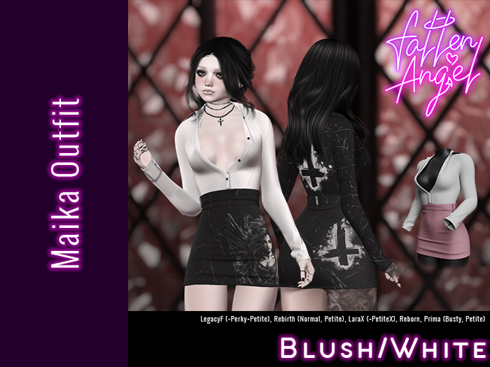 Fallen Angel - Maika - Blush/Whi