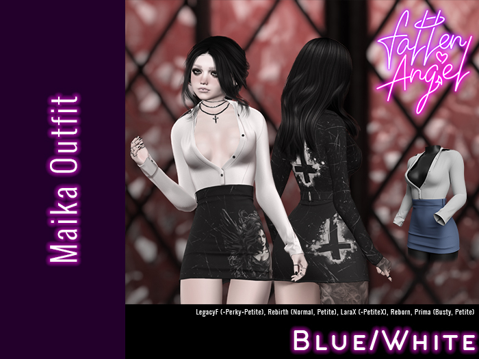 Fallen Angel - Maika - Blu/Whi