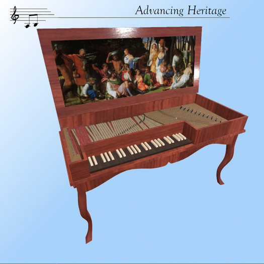 Clavichord AH red