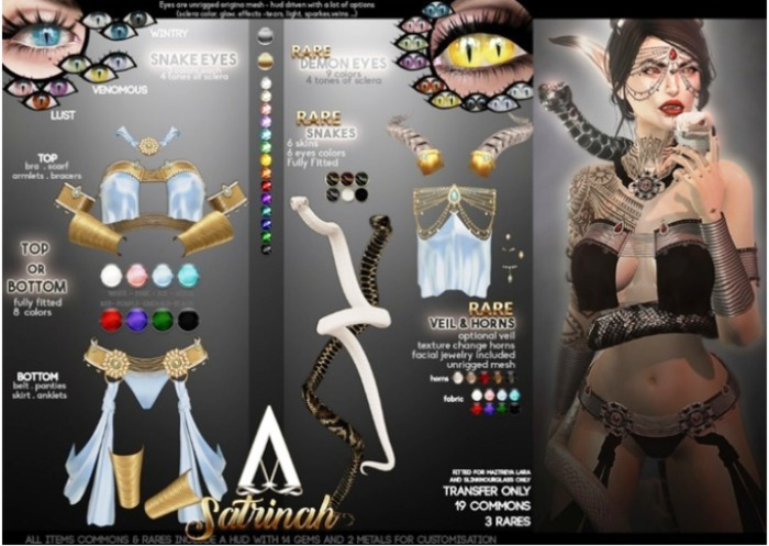 .aisling. {Satrinah} Veil&Horns RARE