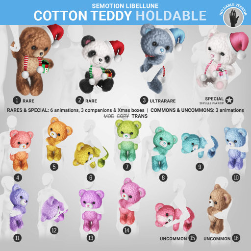 11. SEmotion Libellune Cotton Teddy Companion