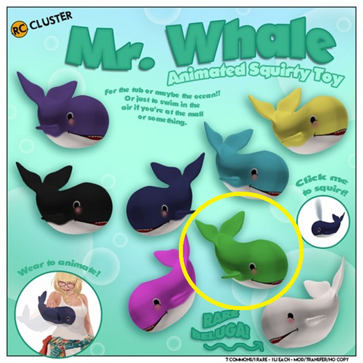 -RC- Mr. Whale - Green