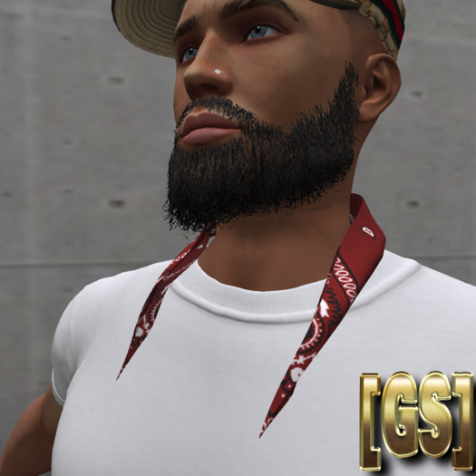 [GS] Bandana around neck Red
