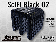 PBR Materials: SciFi Black 02