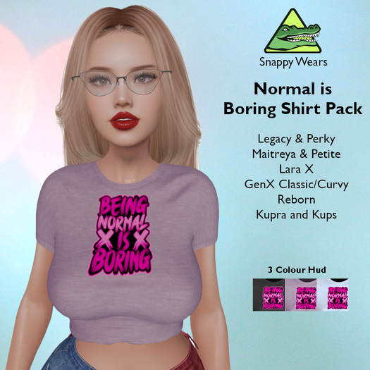 Snappy // Normal is Boring Ladies Top
