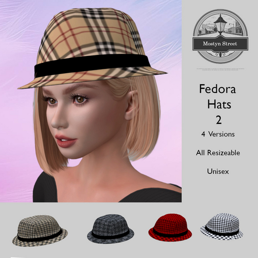 Mostyn St - Fedora Hat Pack 2