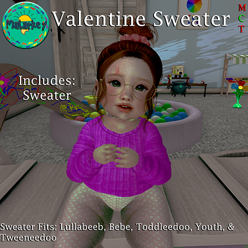 Malarkey Valentine Sweater - Red