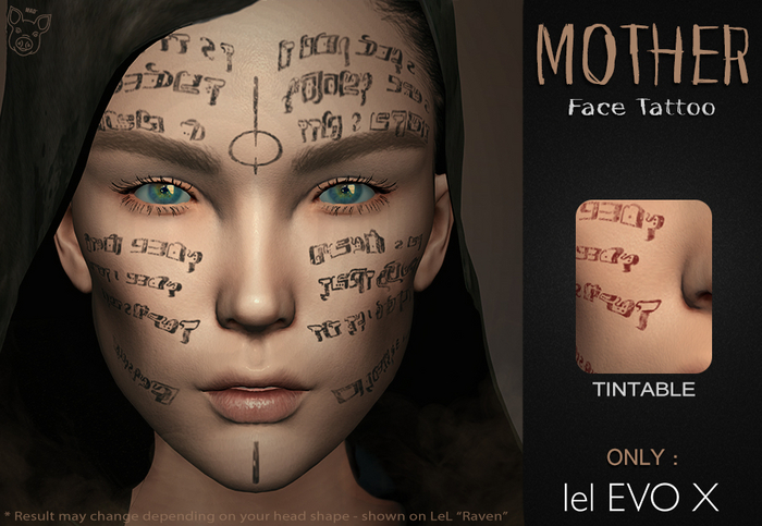 Mad' - Mother FaceTattoo [BOM EvoX]