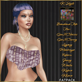 [K-Style] BANDANA TOP - FATPACK #1