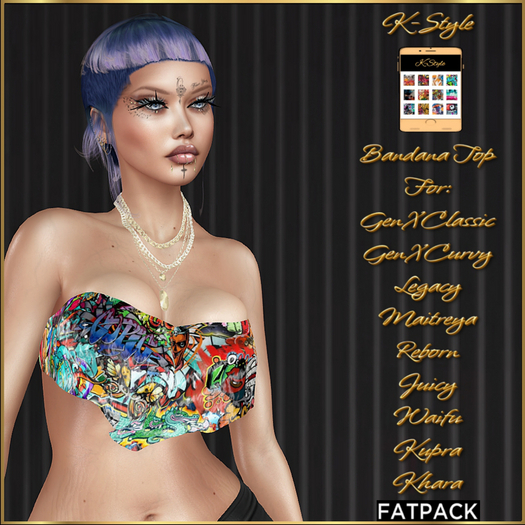 [K-Style] BANDANA TOP - FATPACK #2