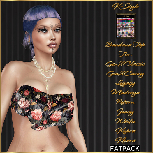 [K-Style] BANDANA TOP - FATPACK #4