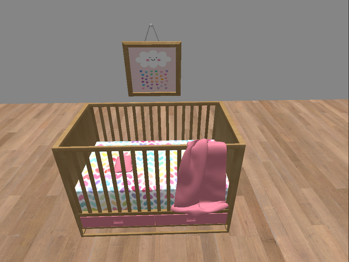 One In A Melon FULL 12 piece zooby nursery Rainbow Hearts Nursery