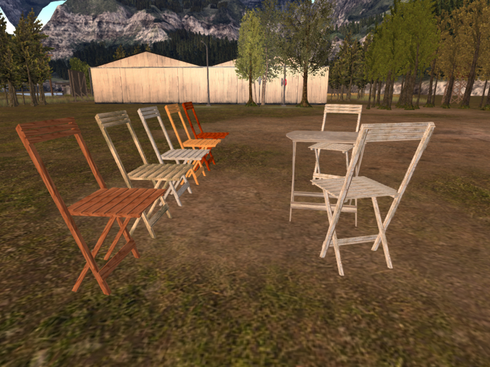 garden set chair table