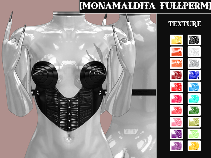 #74 - MONAMALDITA - Texture Latex - Top
