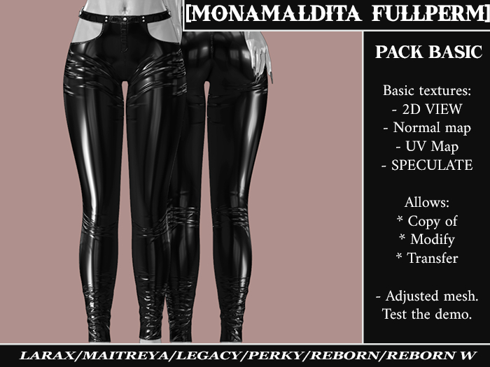 #74 - MONAMALDITA - Full Perm - Pants