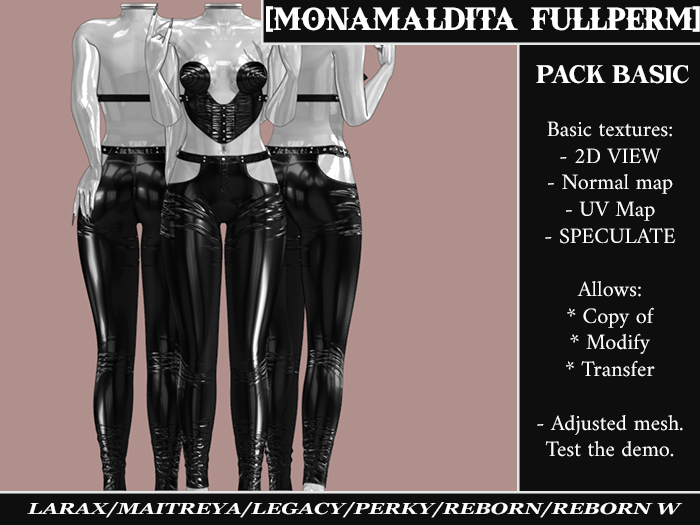 #74 - MONAMALDITA - Full Perm Set - Top & Pants *DISCOUNT*