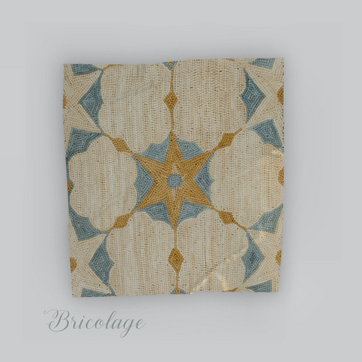 Bricolage Blue & Yellow Floral Rug