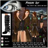 << PURE >> Poison Ivy in Brown (full outfit incl. boot) [inworld price 299L$]