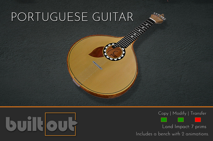 PORTUGUESE GUITAR "BUILT OUT"