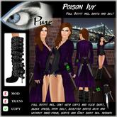 << PURE >> Poison Ivy in Purple (full outfit incl. boot) [inworld price 299L$]