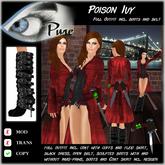 << PURE >> Poison Ivy in Red (full outfit incl. boot) [inworld price 299L$]