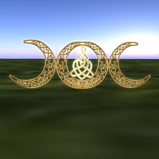 `*`Very Cherry`*` Celtic Love Knot - Triple Goddess - Rotation