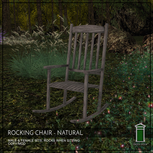 ~The Green Door~ Rocking Chair - Natural