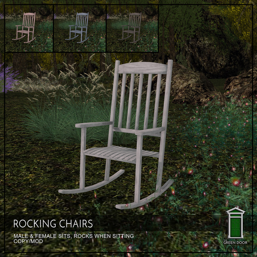 ~The Green Door~ Rocking Chairs - Fat Pack