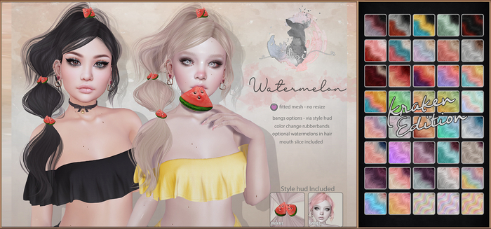 . Doe . Watermelon . Kraken .