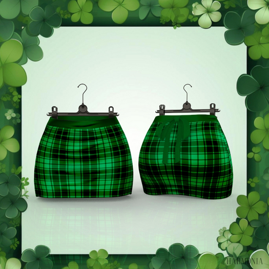 Tartan St Patricks Skirt