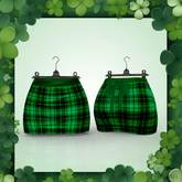 Tartan St Patricks Skirt