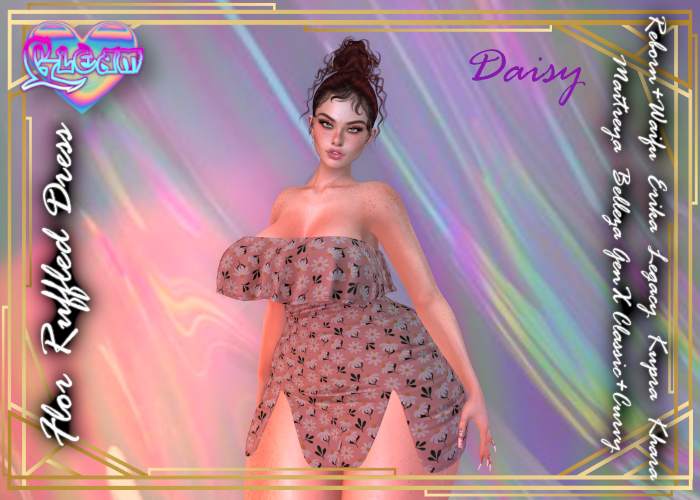 GLEAM: Flor Ruffled Dress - Daisy