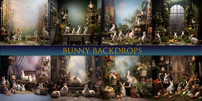 SATO - Bunny Backdrop blogger textures